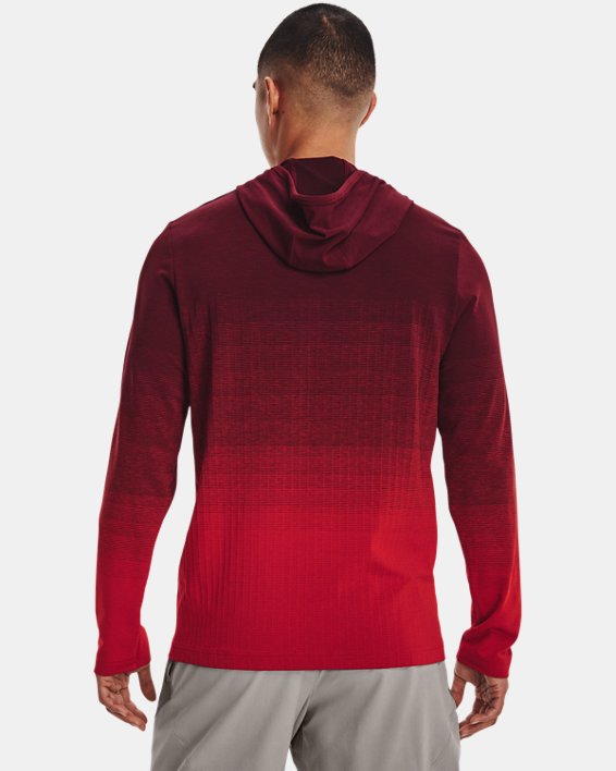 Sudadera con capucha UA Seamless Lux para hombre, Red, pdpMainDesktop image number 1